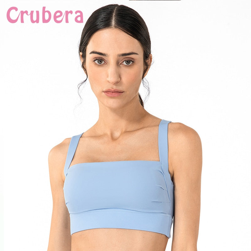 2023 Yoga Bras / Sports / Light / Breathable / Underwear / Strappy / Women / Crubera